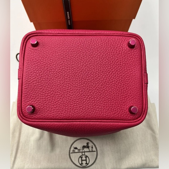 NEW Hermes Monochrome Picotin 18 Rose Mexico Clemence Pink Hardware. - Picture 4 of 6